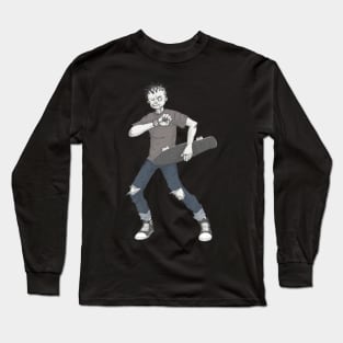 Pokinatcha skate punk Long Sleeve T-Shirt